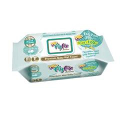 FlyFix Chusteczki nawilżane 100szt