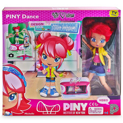 Famosa PINY Dance Lalka Michelle Tańcząca z Aplikacją PINY, 25 cm, 4+