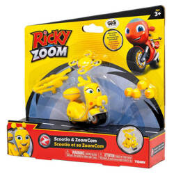 Zabawka dla dzieci z serialu Ricky Zoom motocykle z dźwiękiem 3+