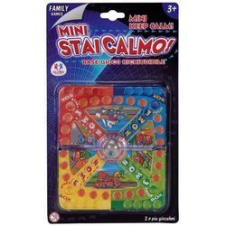 Podróżna gra planszowa Ludo (Chińczyk) dla dzieci i rodziny, 2–4 graczy, 3+ Globo