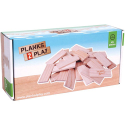 New Classic Toys P2EDP45 Gra interaktywna Planks 2 Play 45 elementów drewniane
