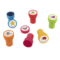 Trendhaus Zestaw 6 Samofarbujących Stempli Nauczyciela z Motywami Zwierzęcymi