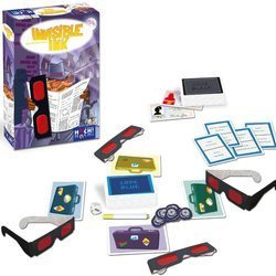 Gra planszowa – Kreatywne rysowanie z czerwonymi okularami, wersja niemiecka, 3-6 graczy, 8+ Huch & Friends