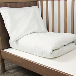 Alvi Pościel i poszewka na poduszkę Biało-szare paski pościel i poszewka