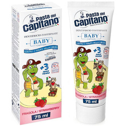 ‎Pasta del Capitano 0350F01 Dla dzieci +3 lata truskawka 75ml