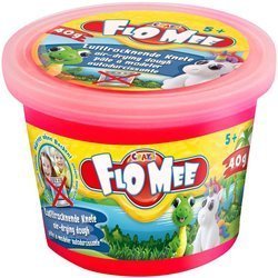 CRAZE 15780 Flo Mee modelina samoutwardzalna 40g - kolor czerwony