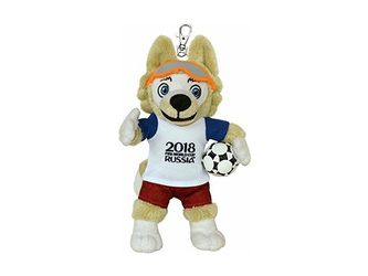 FIFA 2018 Oficjalna Maskotka Wilczek Zabivaka Zawieszka