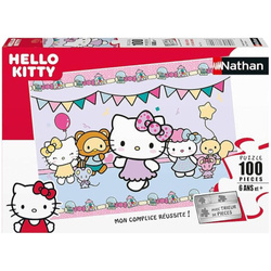 Nathan  Puzzle Hello Kitty 100 elementów wiek 6+