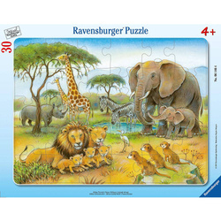 Ravensburger 061464 Puzzle Flora i fauna Afryki 30 elementów wiek 4+