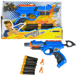 Simba 107210057 X-Power Speed Blaster Pistolet na strzałki piankowe 20cm 5+lat